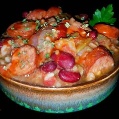 A picture of Mike's EZ Red Beans & Rice.