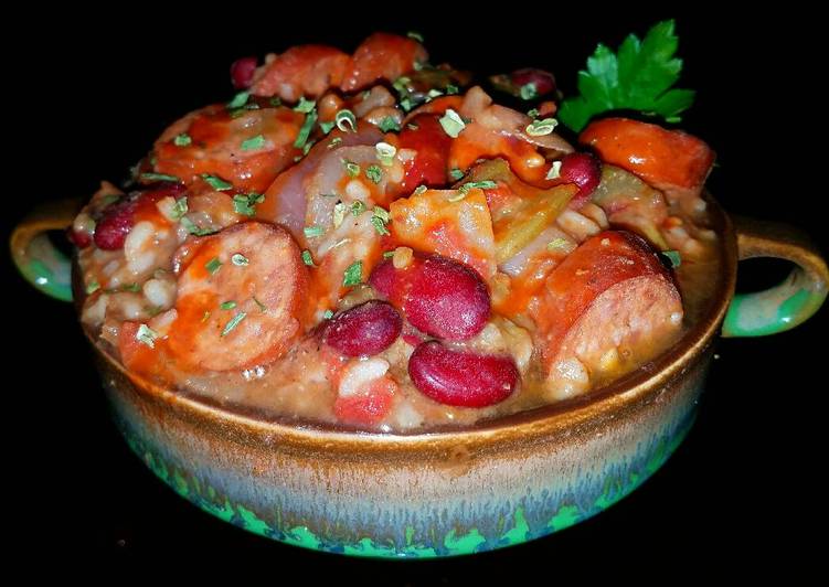 Recipe of Quick Mike&#39;s EZ Red Beans &amp; Rice