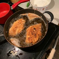 A picture of Fried chicken breast.