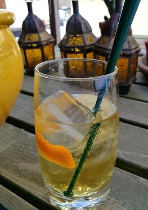 Una foto de Orange Sunset Soda 🍊