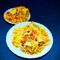 A picture of Papdi chaat.