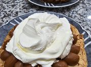 Una foto de torta con nueces super facil
