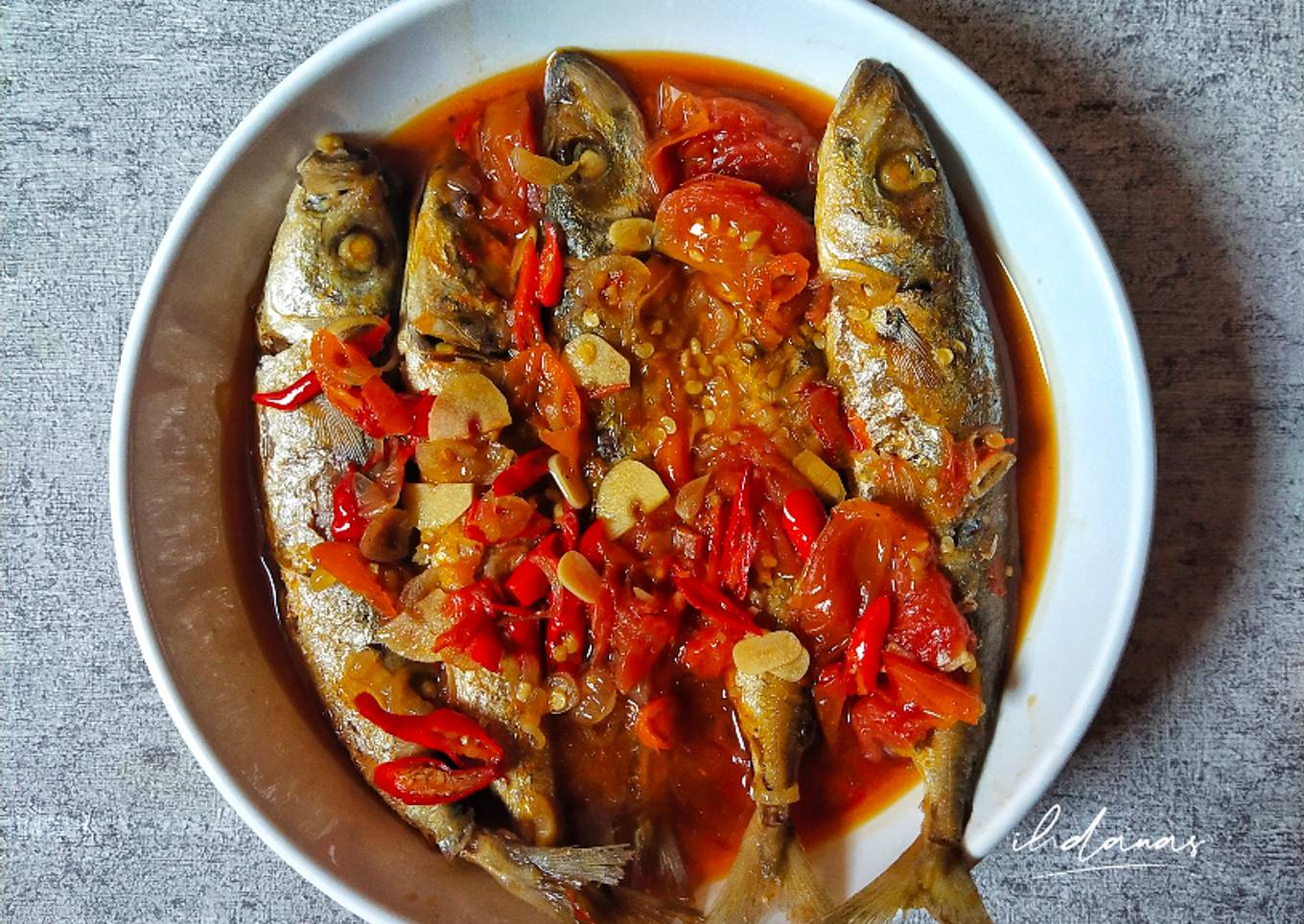 Ikan Pindang (keranjang) Masak Sarden