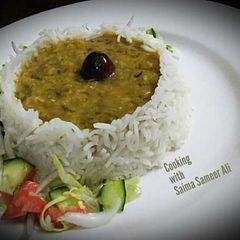 A picture of Arhar ki dal with zeera chawal #cookpadapp.