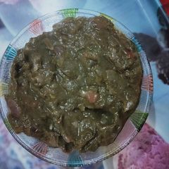 A picture of Sarso ka saag.