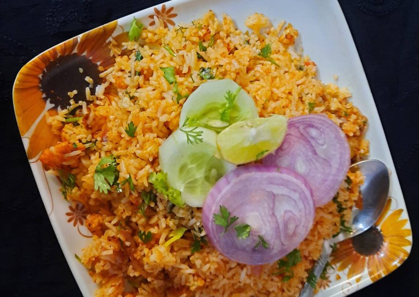 Leftover rice pulao
