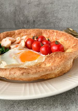 Foto resep Dutch Baby Pancake with oat