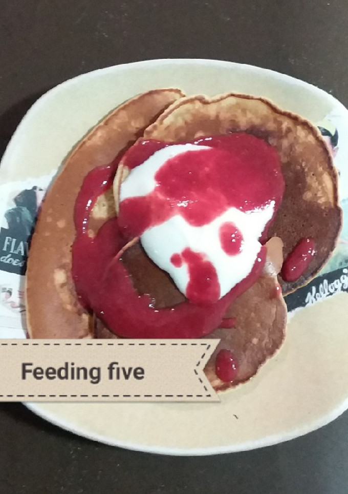 Una foto de Tortitas "una taza"