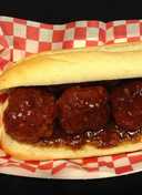 BBQ meatball subs