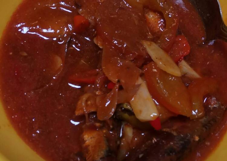 Cara buat Sarden Abc Saos tomat yang enak dan Mudah Dibuat