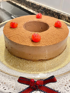 Una foto de Pastel mousse de chocolate