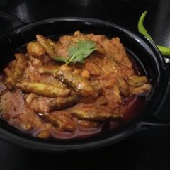 A picture of Kundru curry.