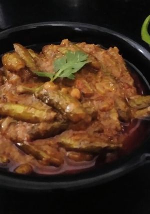 A picture of Kundru curry.