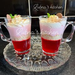Jelly,Custard Trifle: A picture of Jelly,Custard Trifle:.