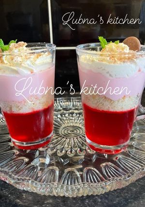 A picture of Jelly,Custard Trifle:.