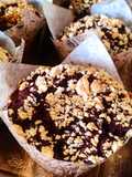 Muffin al cioccolato fondente e granella di anacardi