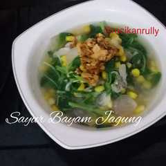 Sayur Bayam Jagung রেসিপির প্রধান ছবি