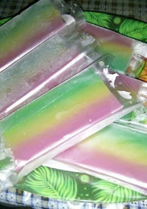 Foto resep Es Gabus Pelangi Manis
