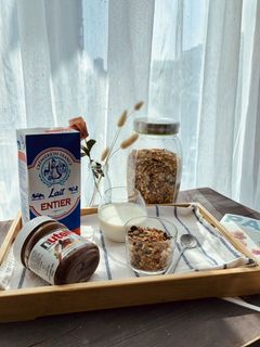 Hình của món Cách làm Granola siêu ngon siêu dễ tại nhà.