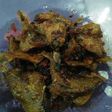 Balado ikan asin tipis
