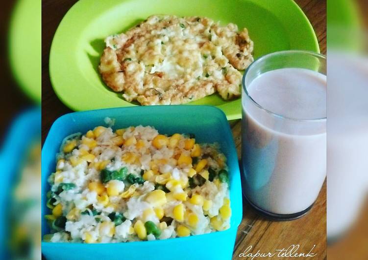 Oats Mix dan Dadar Toge