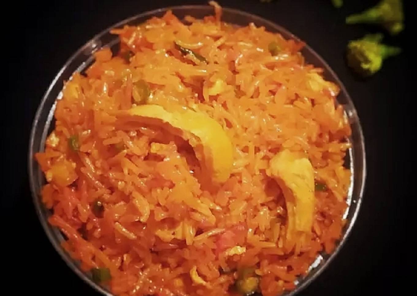 Schezwan chicken fried rice