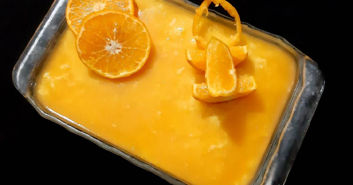 Orange Custard Trifle Recipe by Deepanjali Das Cookpad