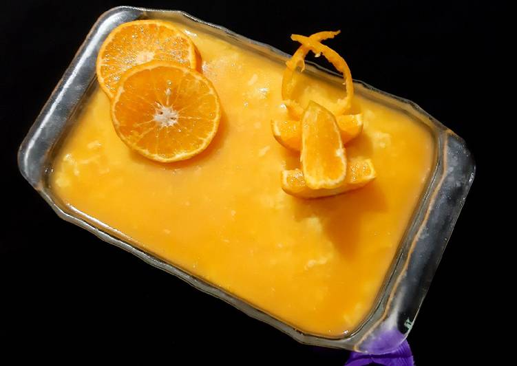 Simple Way to Make Quick Orange Custard Trifle