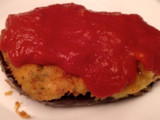 Berenjena rellena o croquetón de berenjena