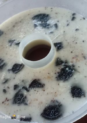 Foto resep Puding Oreo simple