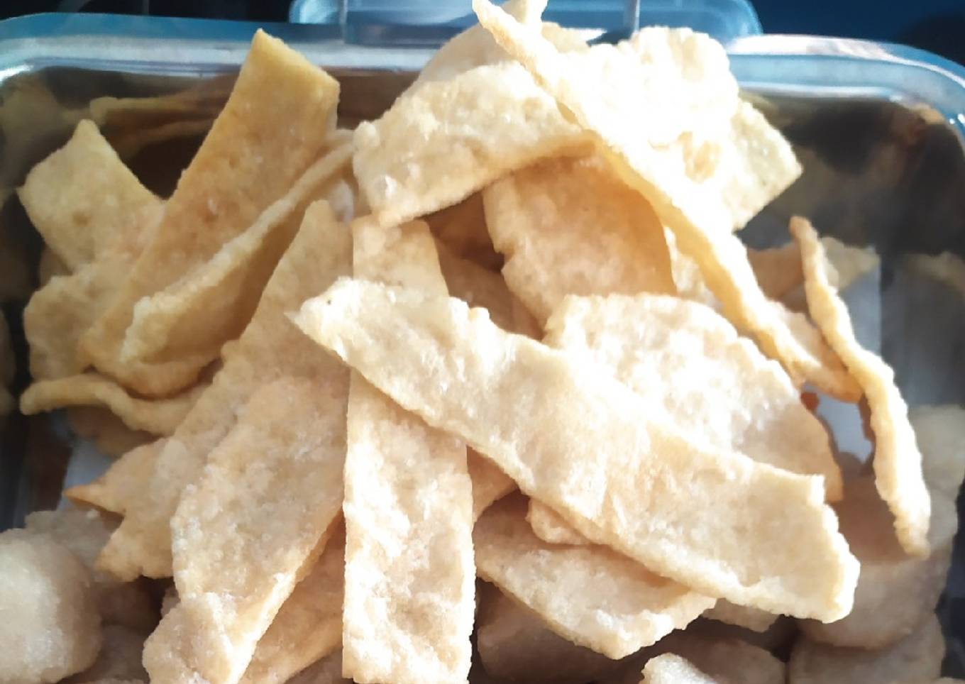 Pempek crispy ikan gabus