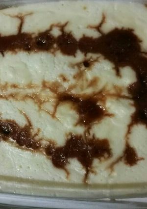 Una foto de Crema de leche dulce