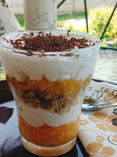 Hűsítő almás pohárkrém recept fotója