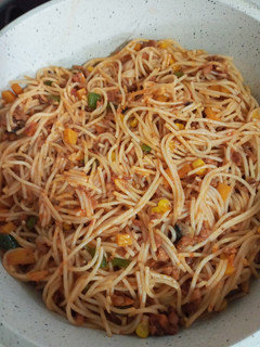 عکسی از دستور اسپاگتی