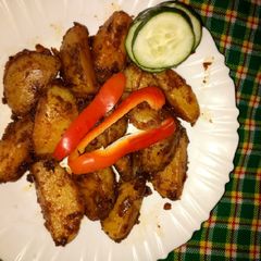 A picture of Sauteed paprika potatoes.