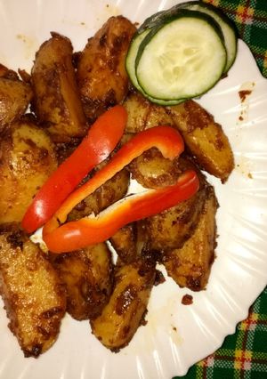 A picture of Sauteed paprika potatoes.