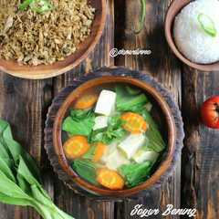 A picture of Sayur Bening Sawi & Tahu.