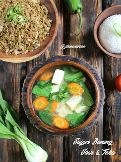 Foto resep Sayur Bening Sawi & Tahu