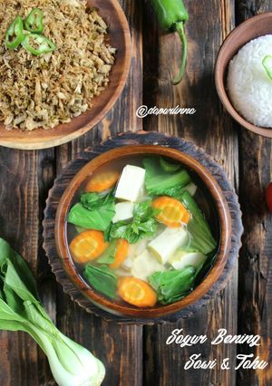 Foto resep Sayur Bening Sawi & Tahu