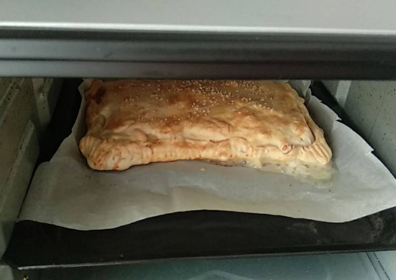 Empanada de pechuga de pavo y queso