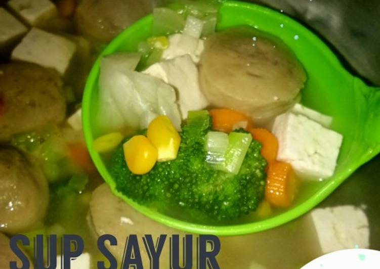 Resep Sup Sayur Super Gampang !, Lezat