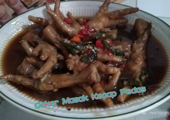 #91.Ceker Ayam Masak Kecap Pedas