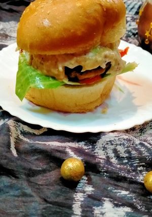 A picture of Beef burger.