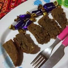 A picture of Eggless brownie.