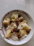 Salade pommes noisettes brocciu frais piment d'Espelette
