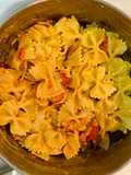 Creamy red sauce pasta