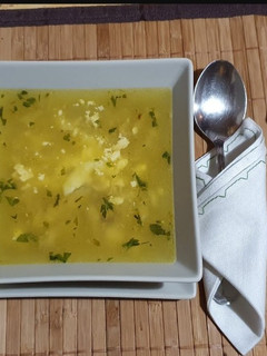 Una foto de Sopa de rape