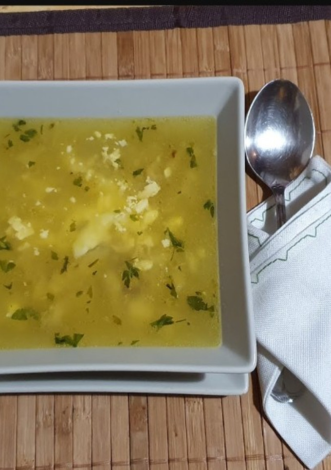 Una foto de Sopa de rape