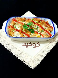 عکسی از دستور سیب زمینی پنیری 😋😍
