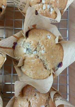 Une photo de 🫐 Muffin aux bleuets (sans oeuf)